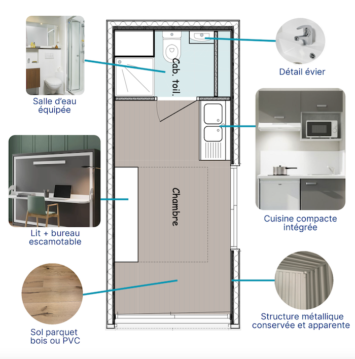 Plan 15m²